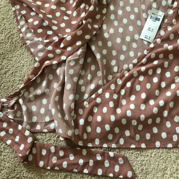 Crop wrap tie blouse - Picture 4 of 4